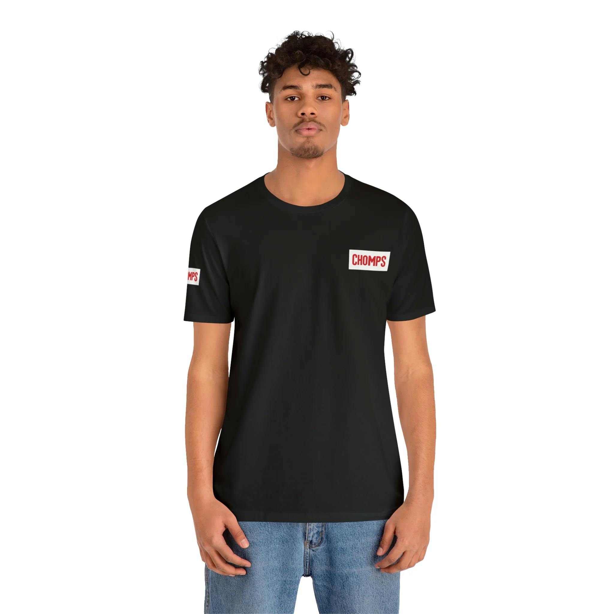 Chomps Men's T-Shirt in Comfy Cotton for Summer