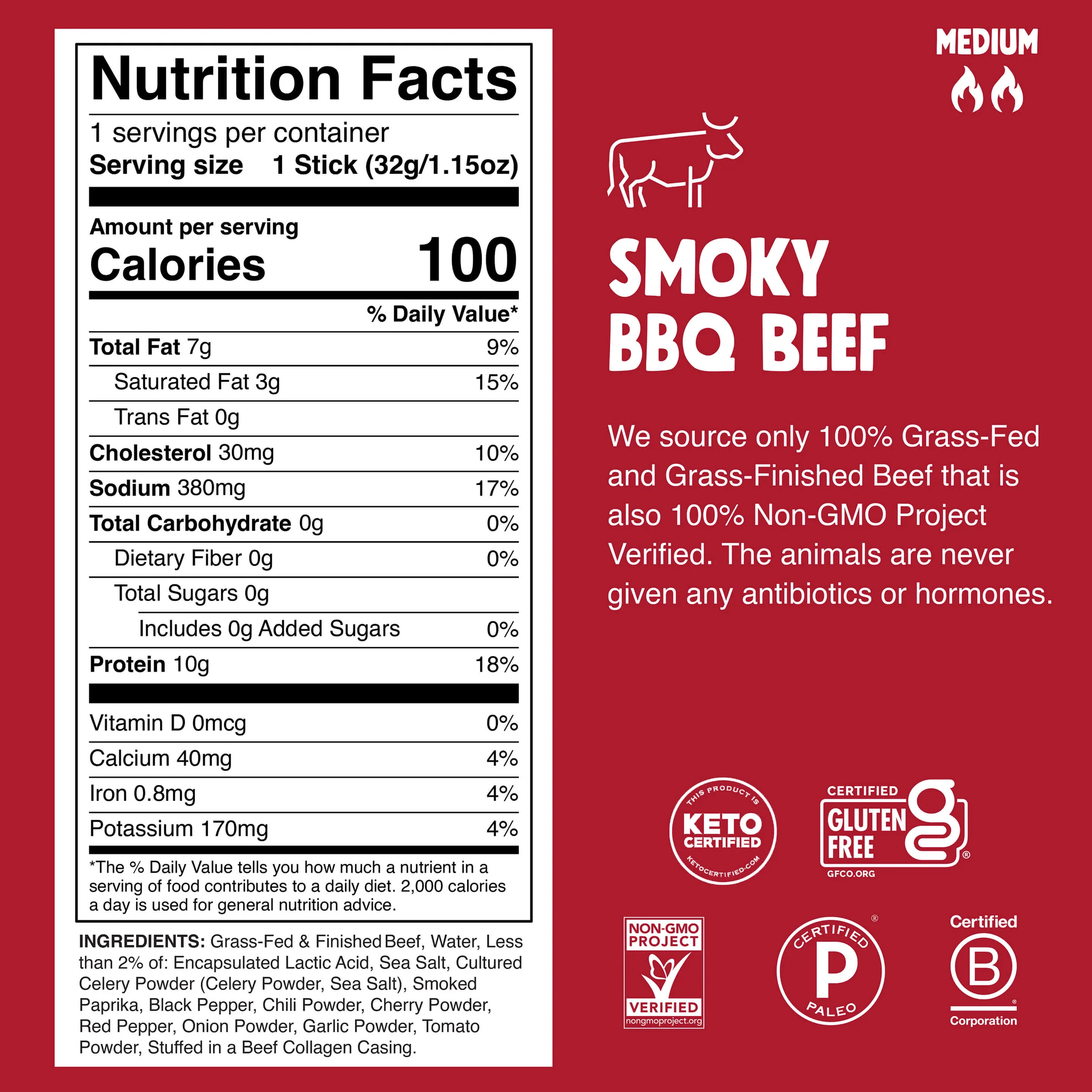 Smoky BBQ -naudanlihatikut maustettu ja savustettu luonnon kovapuilla