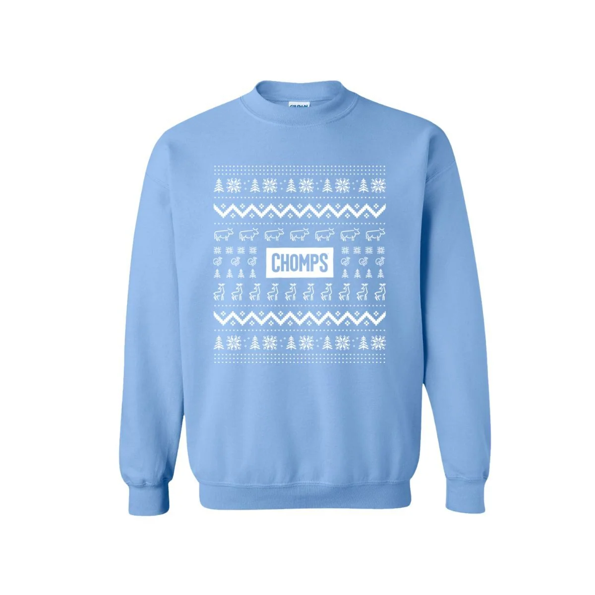 Sweat-shirt des fêtes Chomps édition limitée col rond coupe unisexe