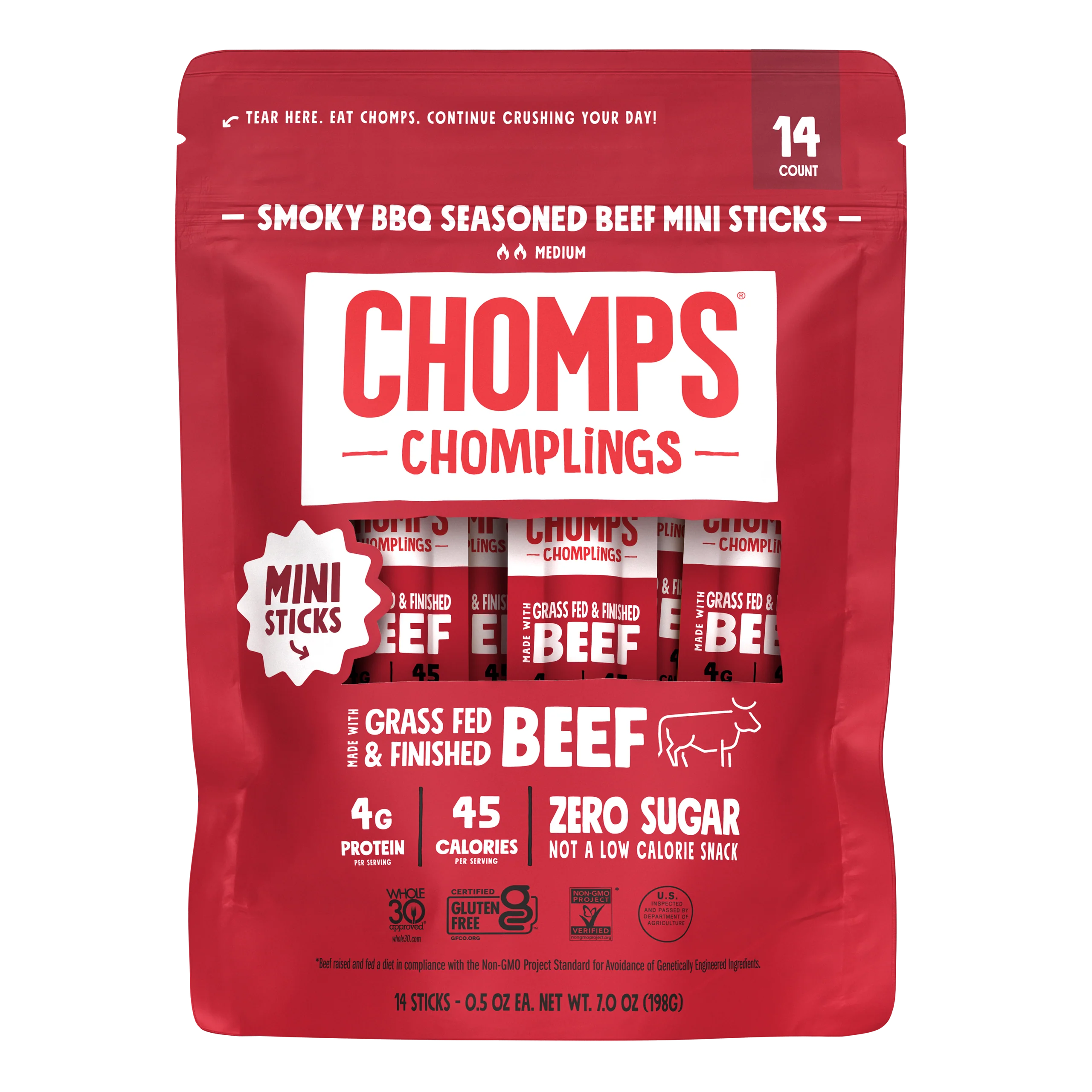 14 st. BBQ Beef Chomplings