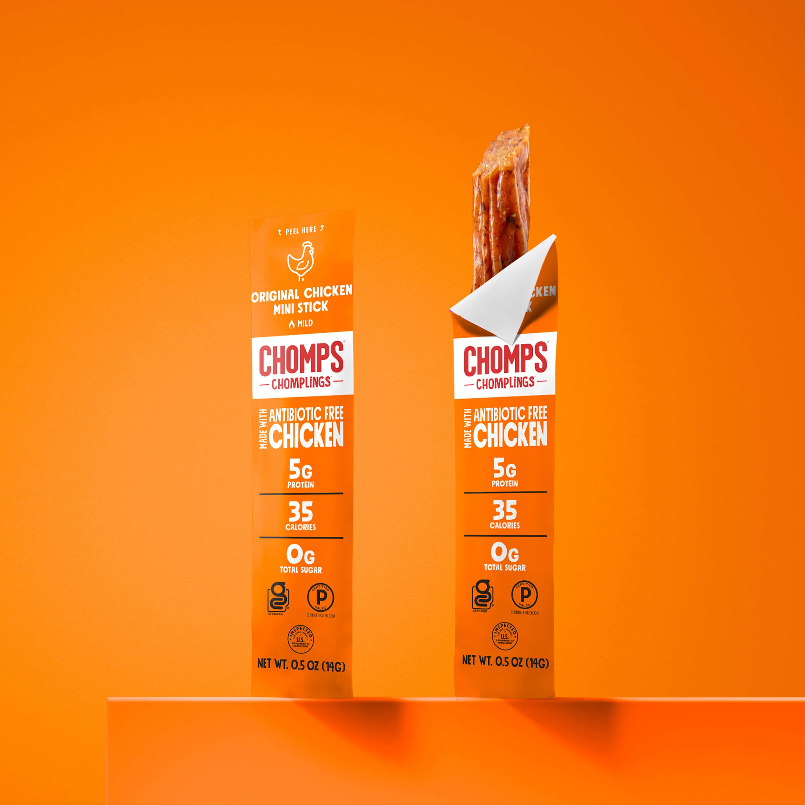 6 ct. Original Chicken Chomplings Mini Meat Sticks