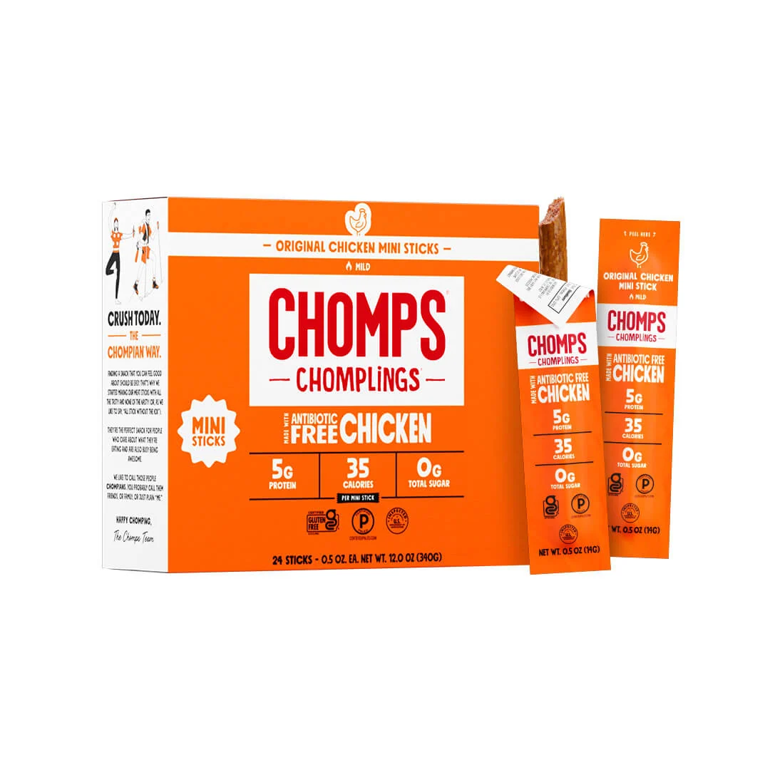 Original Chicken Chomplings Mini Chicken Meat Sticks