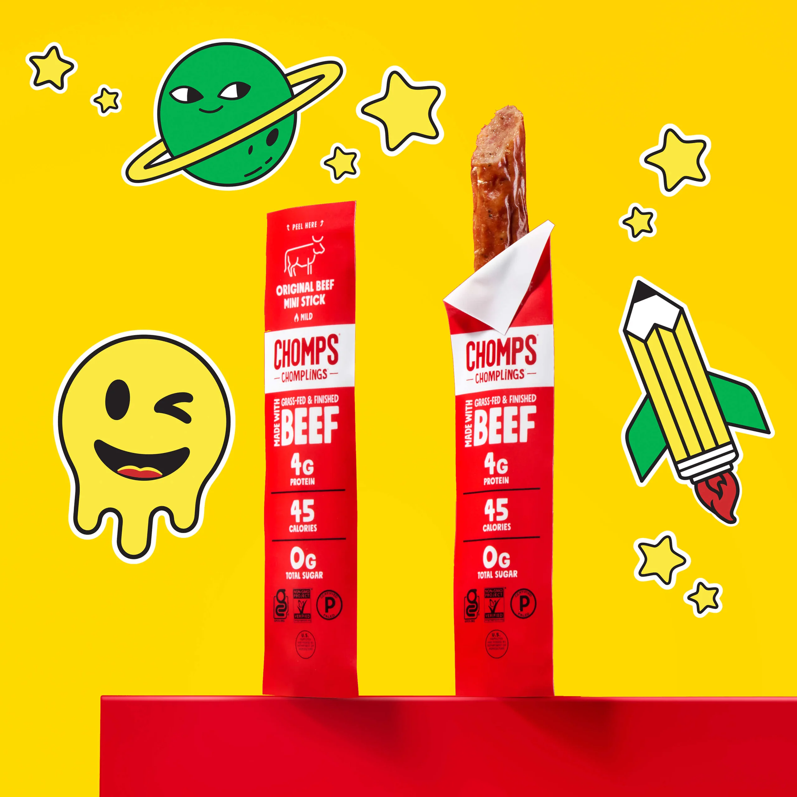 Original Beef Chomplings 14-pack schoolpakket voor broodtrommels