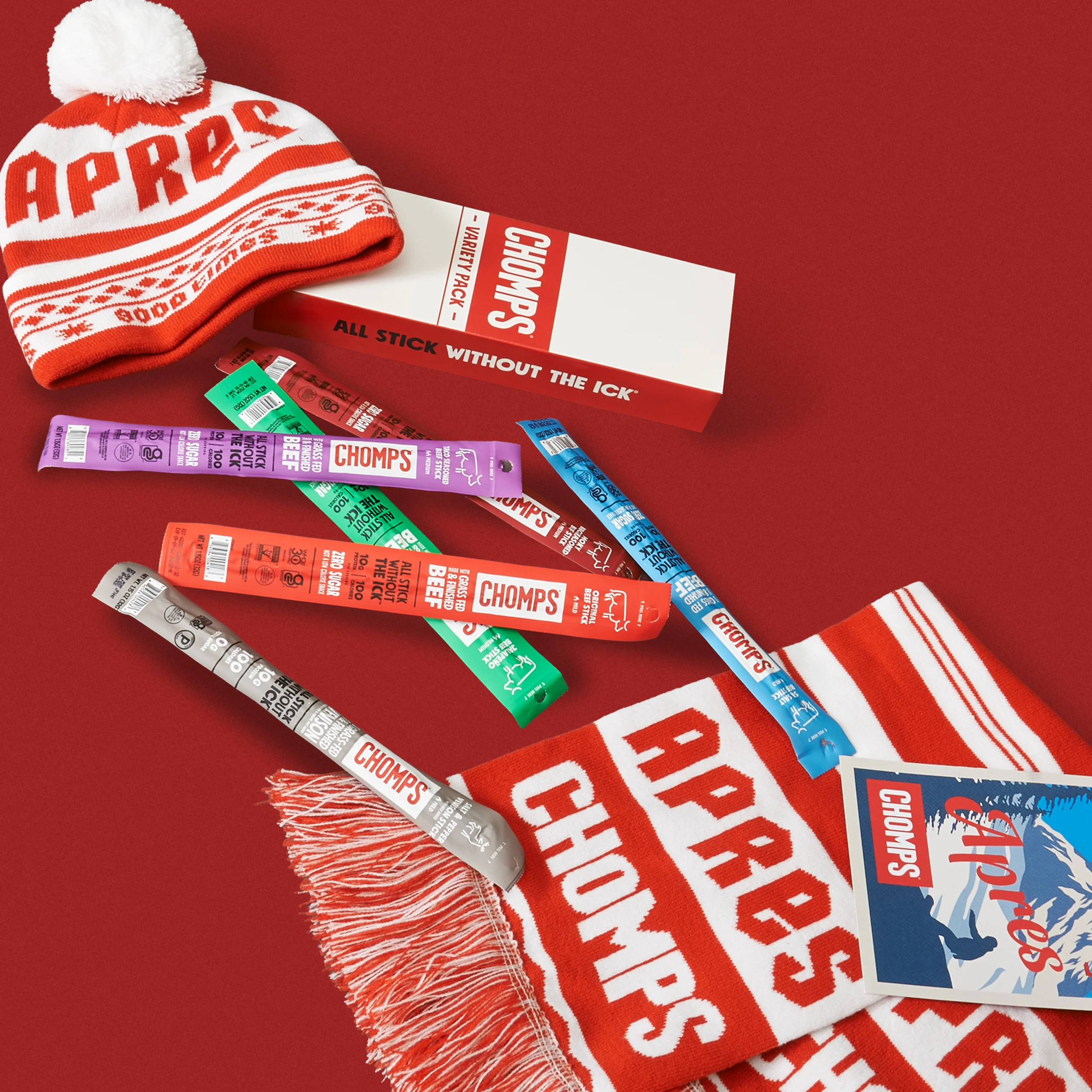 Ikon Winter Kit with Chomps Beanie, Scarf and Best-Seller Trial Pack