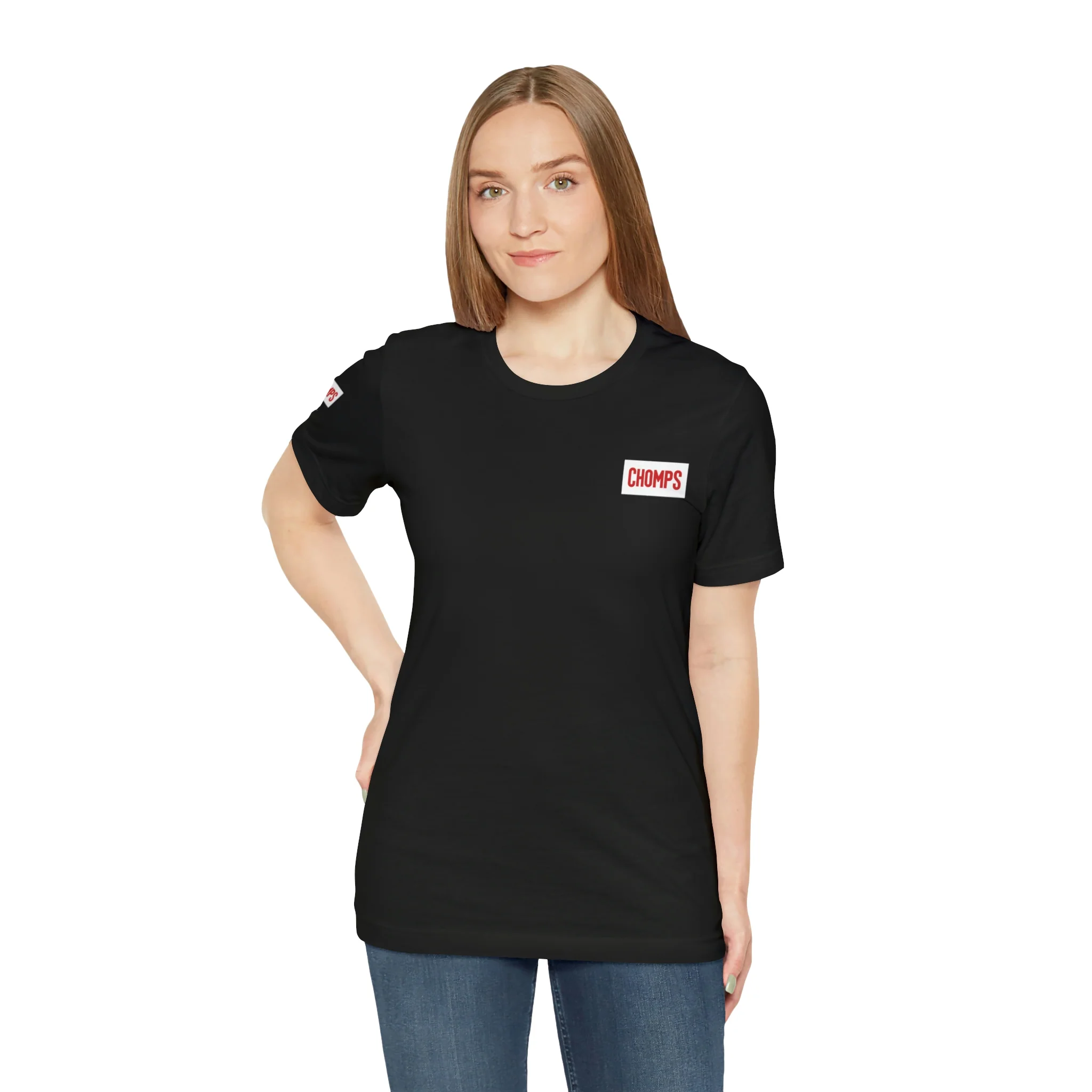 Chomps Women's T-Shirt in Comfy Cotton for Summer