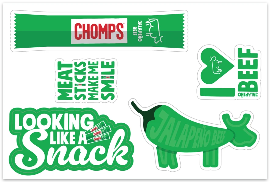 Chomps Stickers