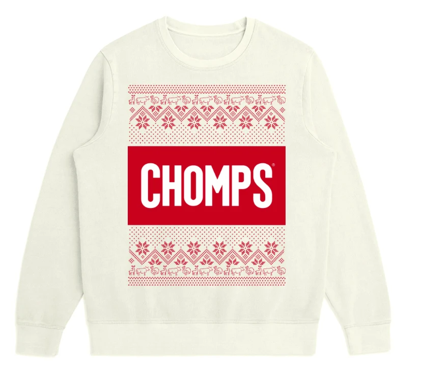 Chomps joulupaita '25 rajoitettu erä crewneck
