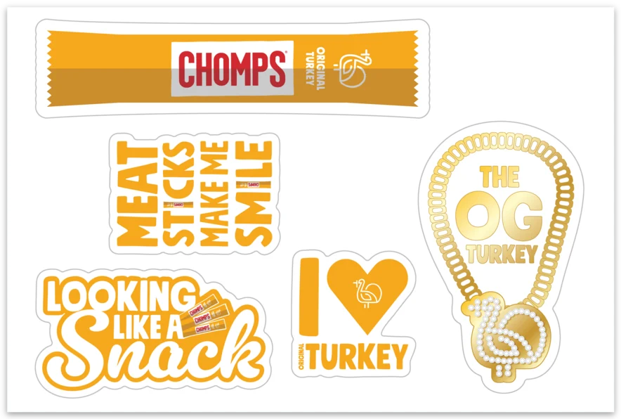 Chomps Stickers