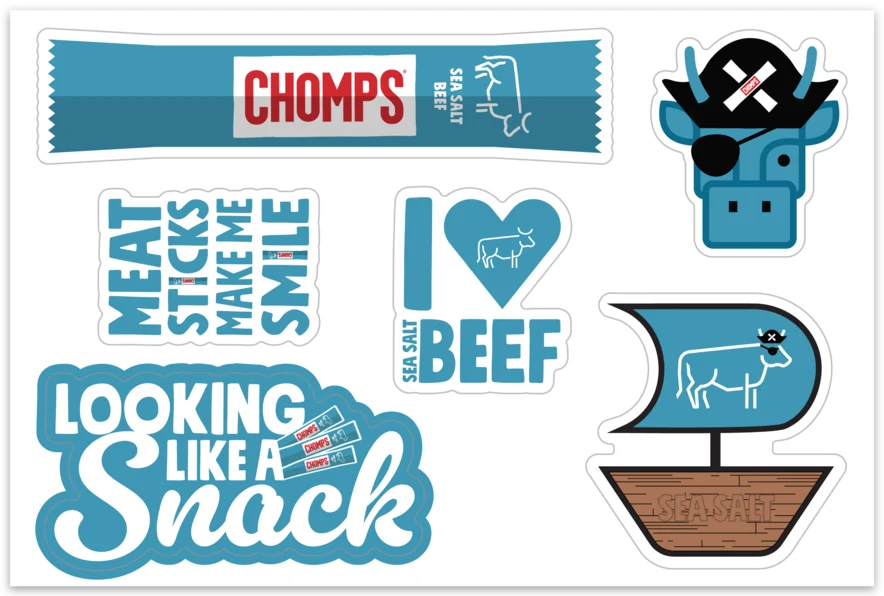 Chomps Stickers