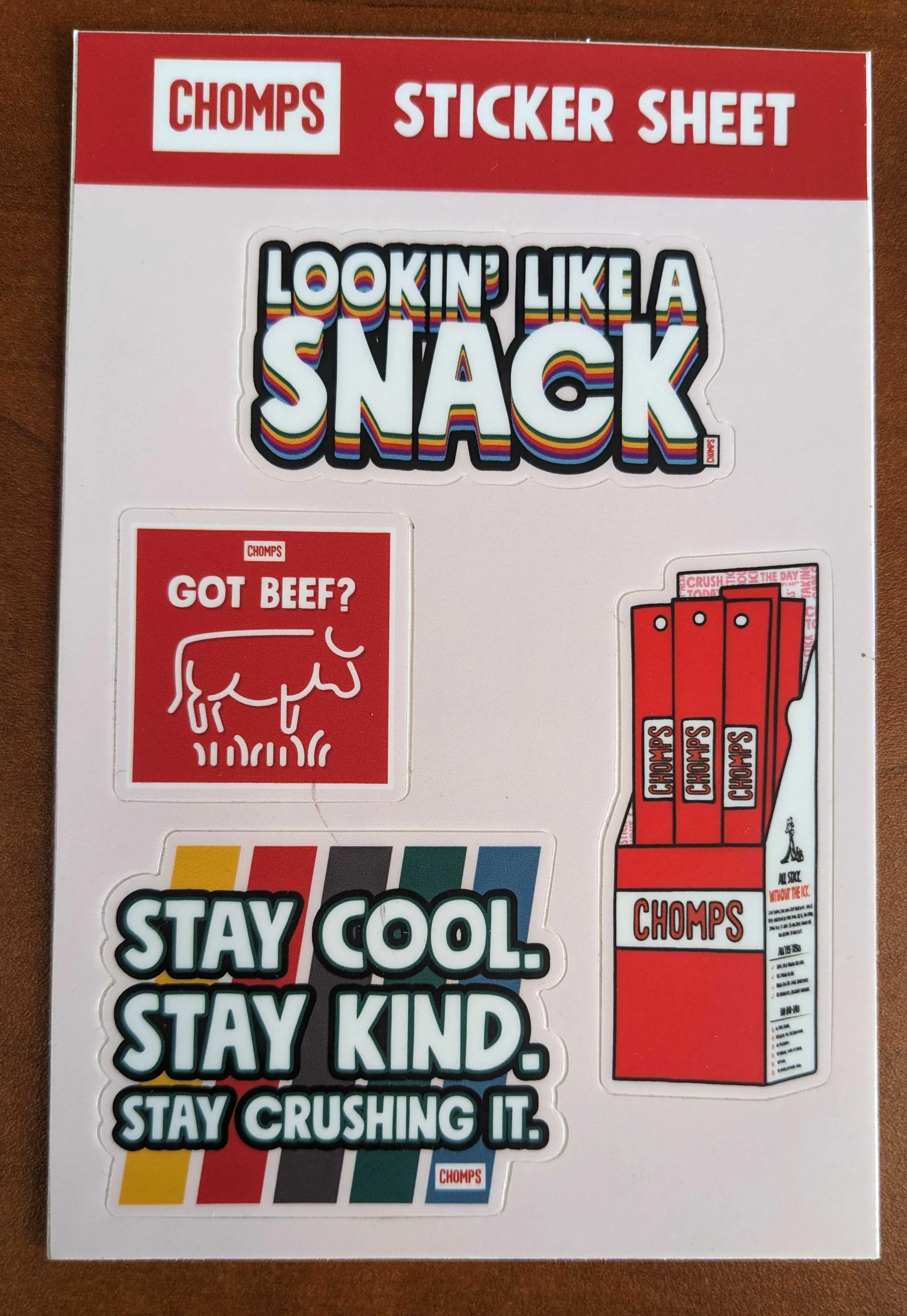 Chomps Stickers