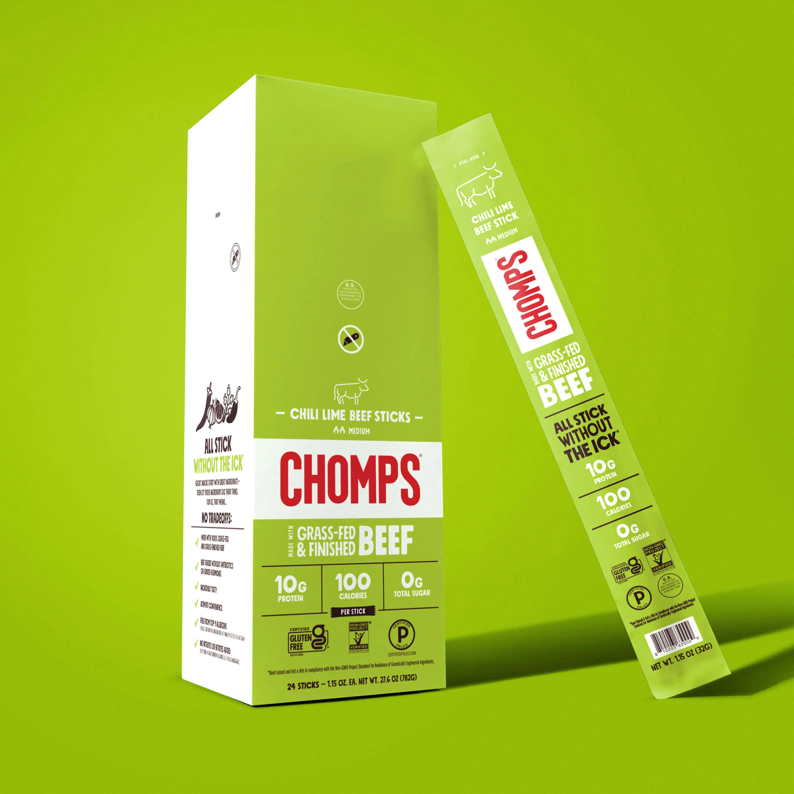 Wołowe sticksy chili lime z soczystą limonką i wyrazistym chili