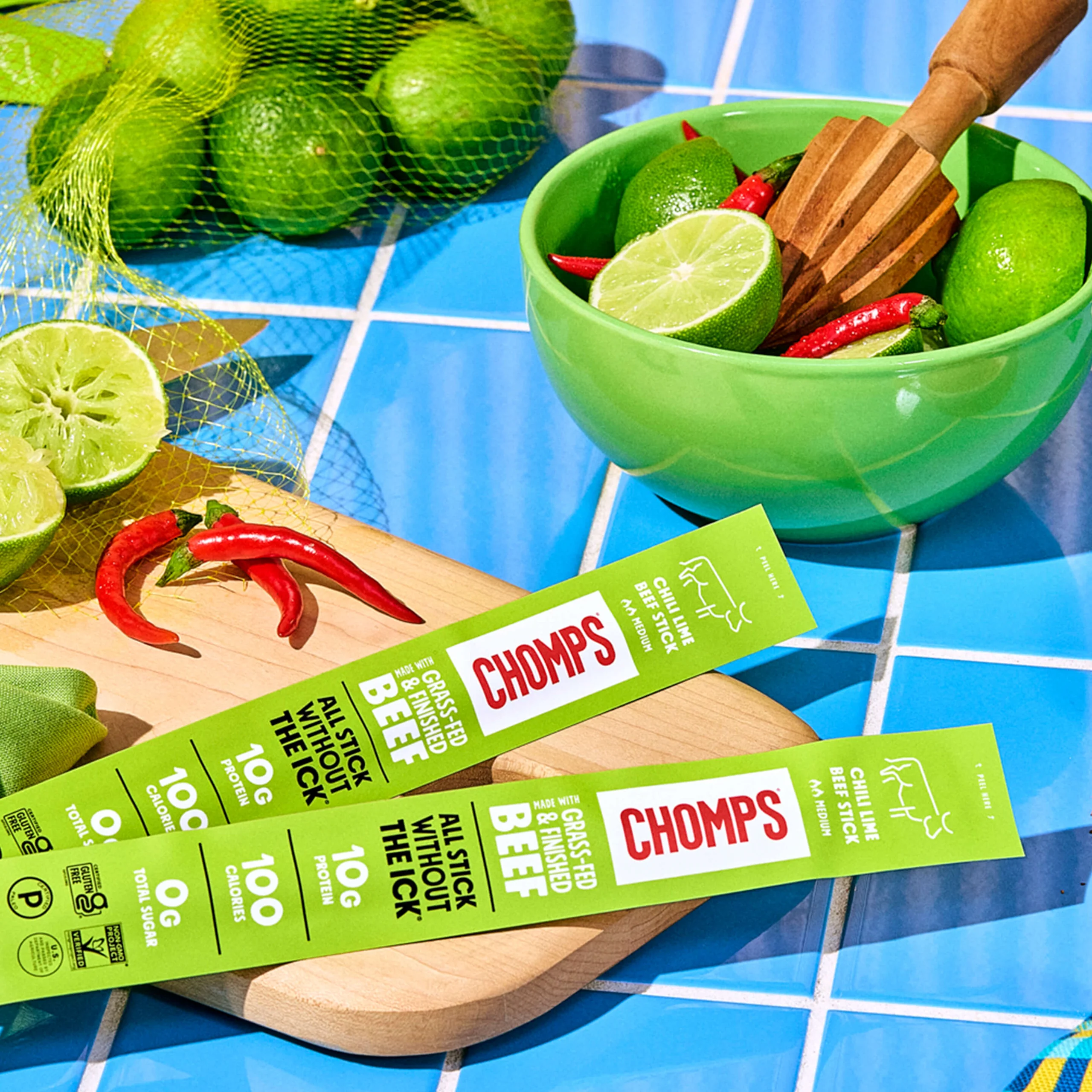 Wołowe sticksy chili lime z soczystą limonką i wyrazistym chili