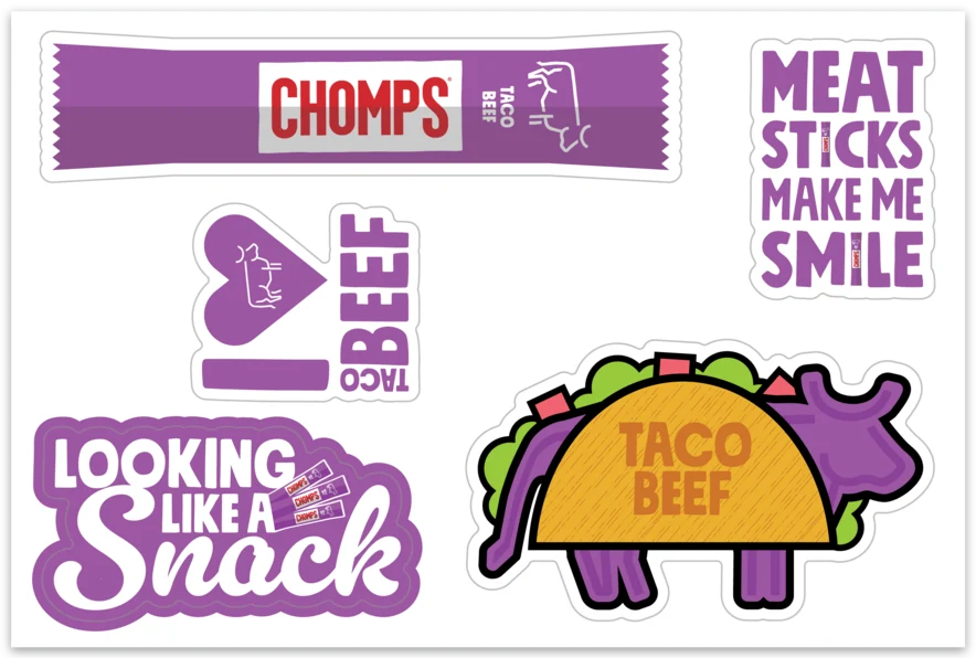 Chomps Stickers