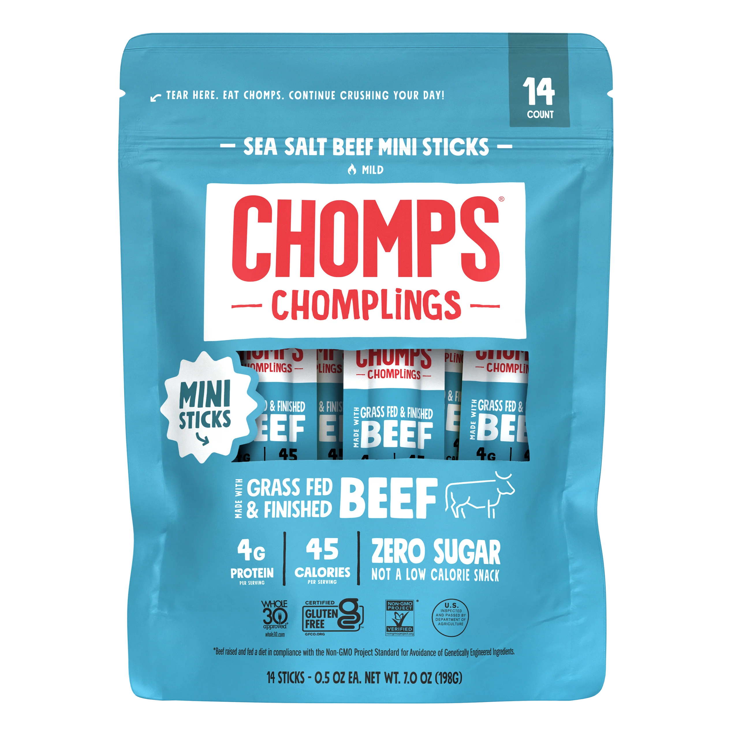 14 st. Sea Salt Beef Chomplings