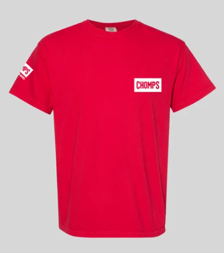 Koszulka krótki rękaw - czerwona 2 logo - unisex